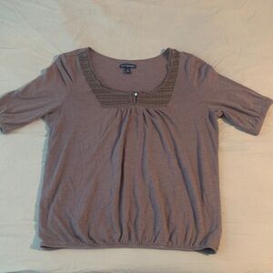 Y2K Dusty Purple American Eagle Top